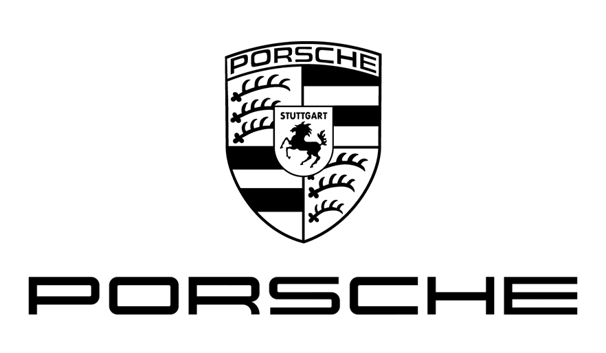 Porsche logo-Black